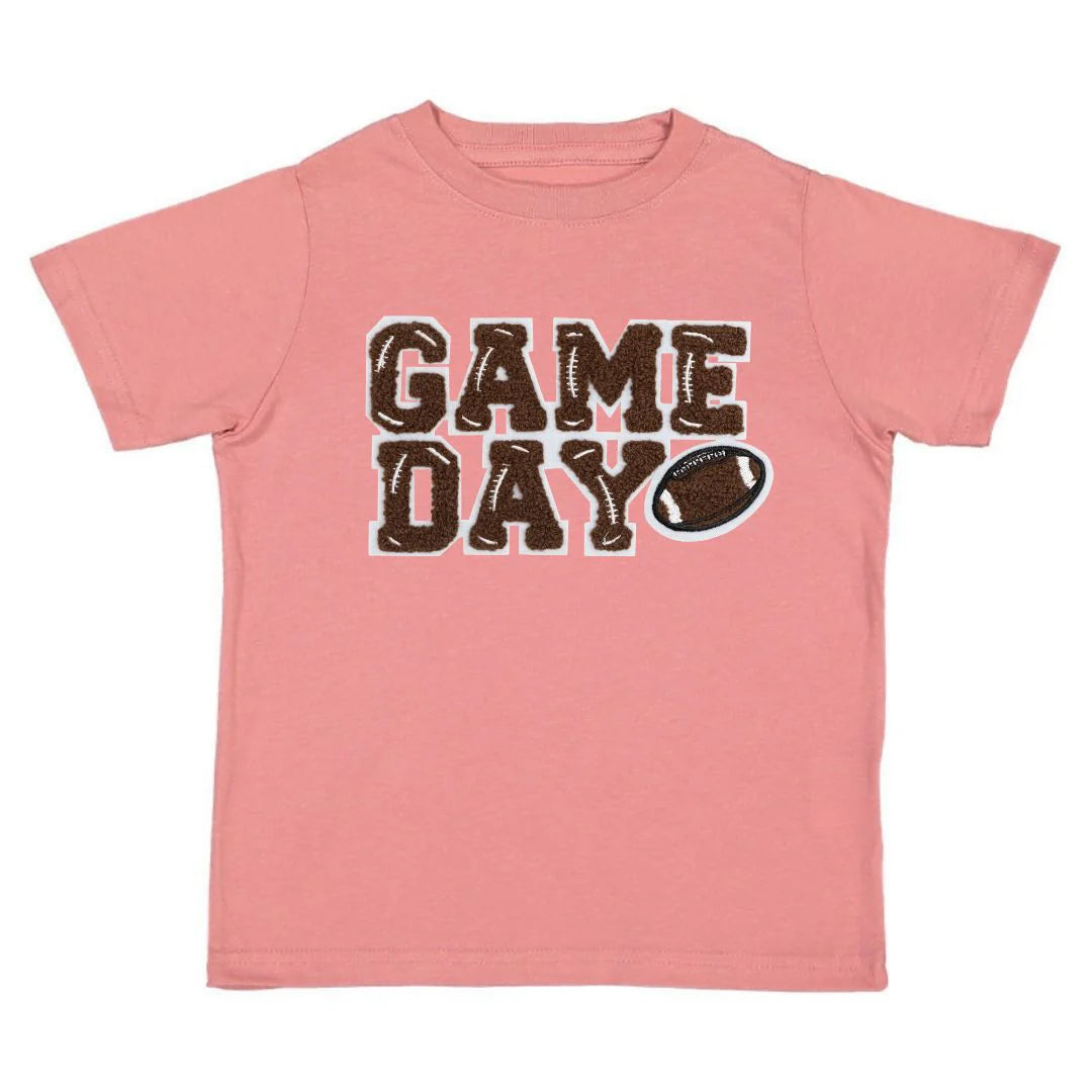 Hot Sale! Dusty Rose Game Day Short Sleeve T - Shirt for Kids