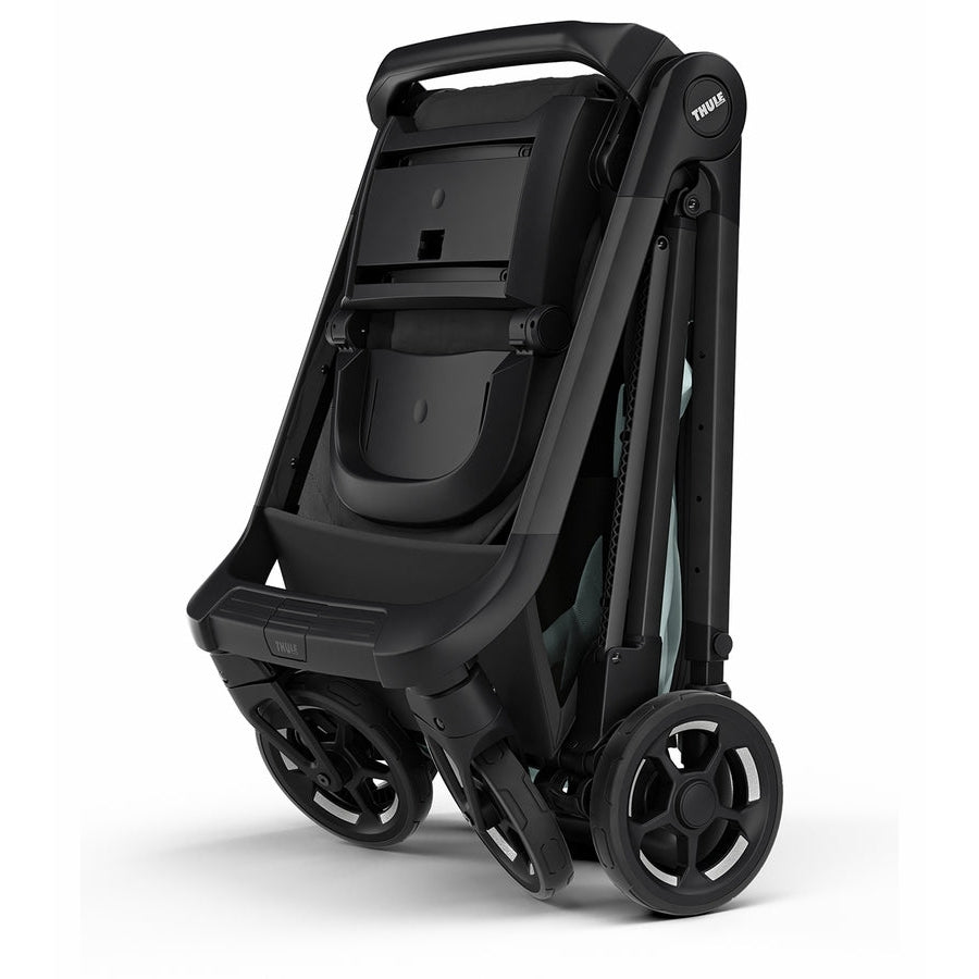 Thule Shine City Stroller - Alaska Blue on Black, Ideal for Newborns to Toddlers