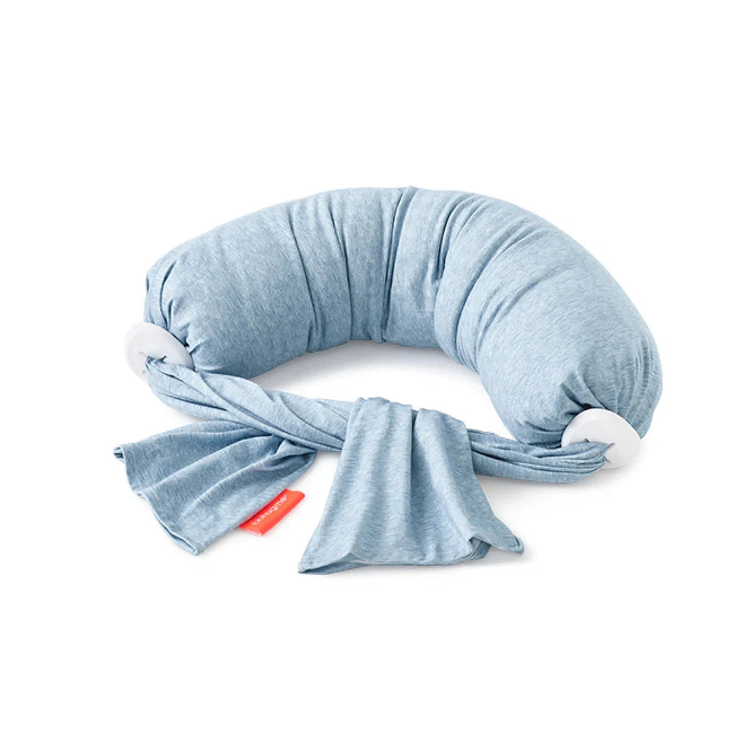 bbhugme® Blue Melange Nursing Pillow - Award-Winning & Ideal for New Moms