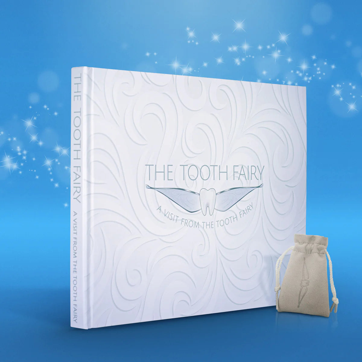 Magical Tooth Fairy Story Book with Tooth Storage Pouch Gift Set