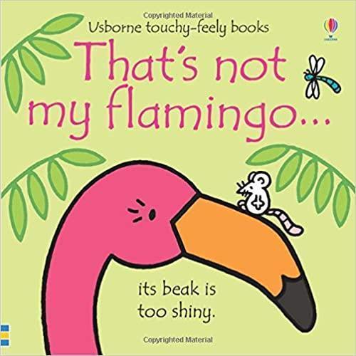 Touchy-Feely Tropical Flamingo Board Book - 20th Anniversary Edition