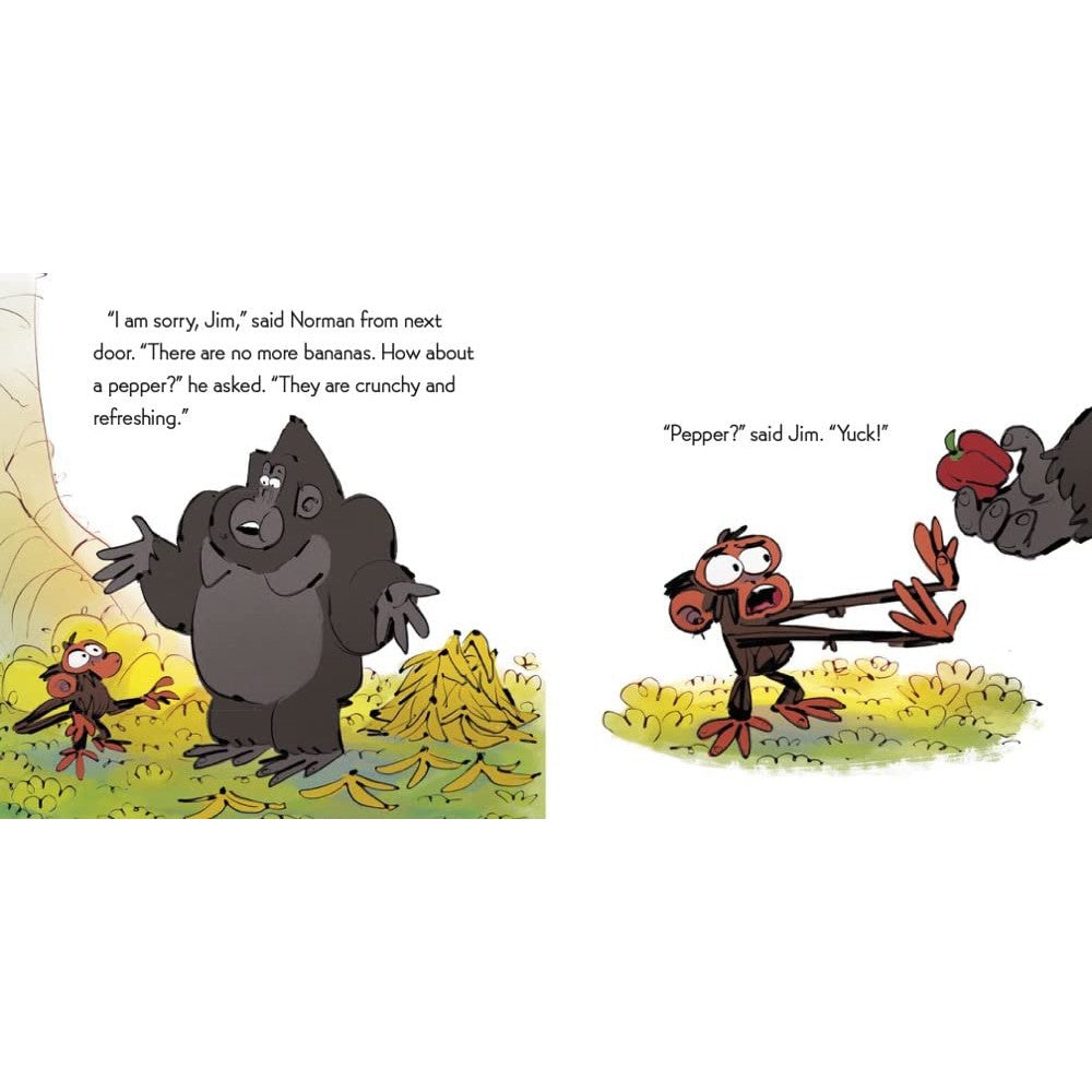 Get This Board Book! Penguin Random House's Grumpy Monkey Yuck: A Story for Picky Toddlers
