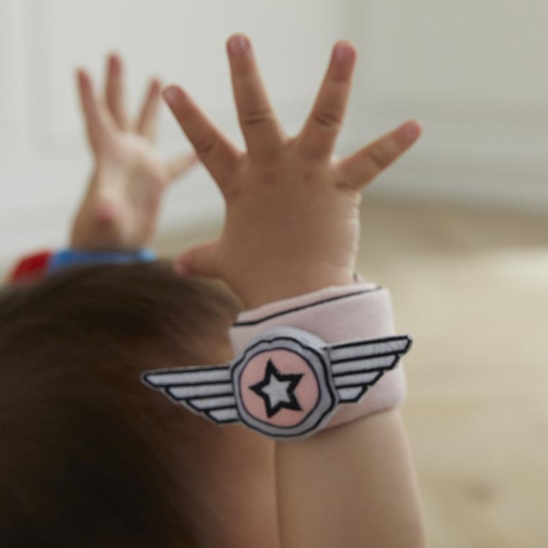 Asweets Superhero-themed Soft Wrist Rattles Set for Babies