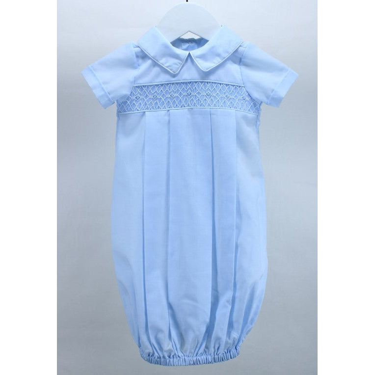 Hot Sale! Baby Blessings David's Light Blue Infant Gown for Newborns