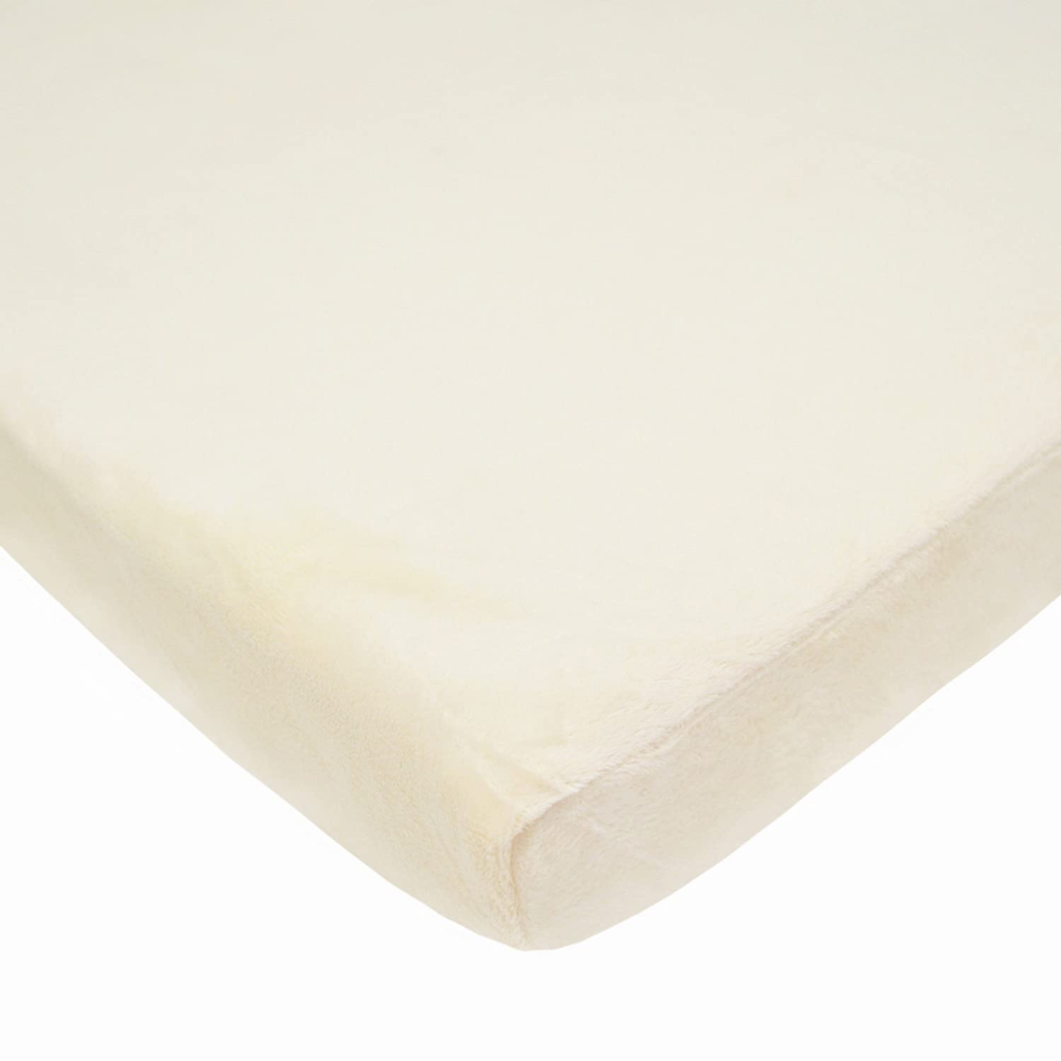 American Baby Co. Ultra-Soft Solid Chenille Fitted Bassinet Sheet (15 x 33)