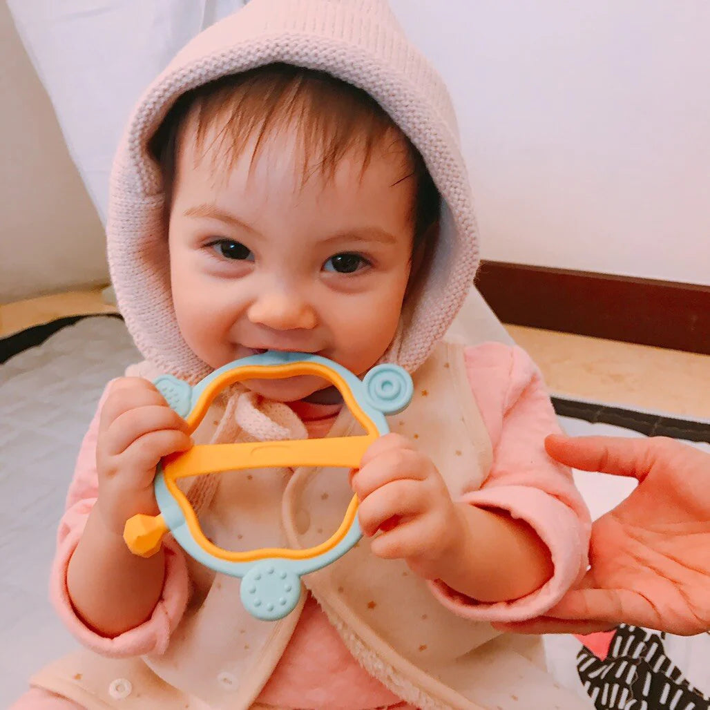 ToyLab Hexy - Ideal Baby Teether and Bath Toy for 3-Month+ Babies