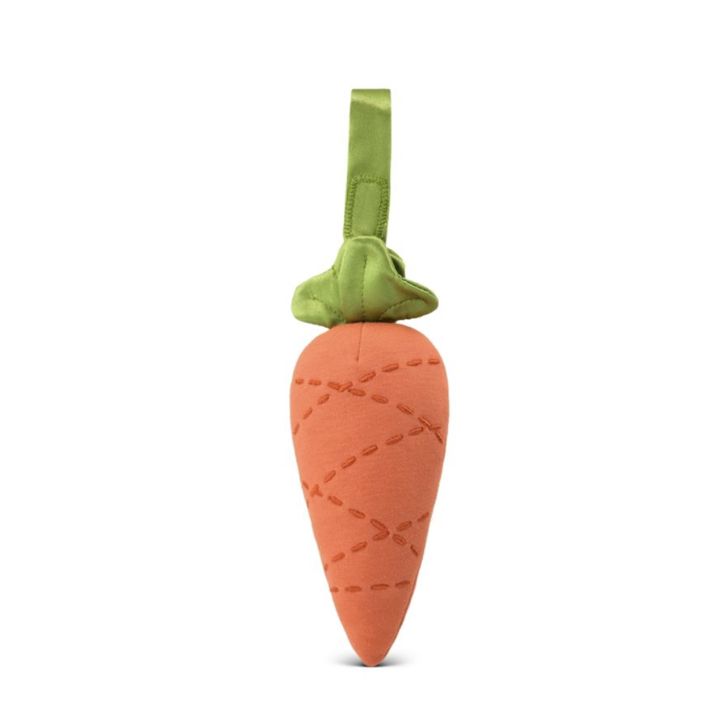 Apple Park Organic Cotton Carrot - Ideal Stroller Toy for Promoting Healthy Eating