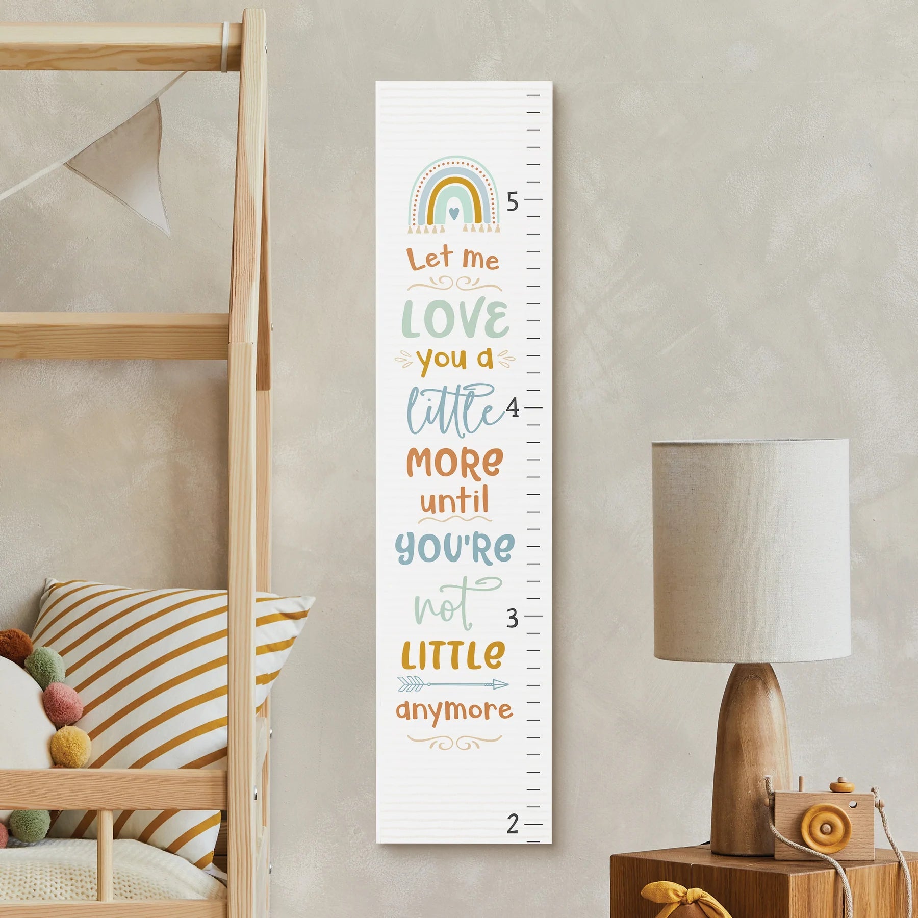 P. Graham Dunn Growth Chart - 'Let Me Love You More Until You're Not Little'