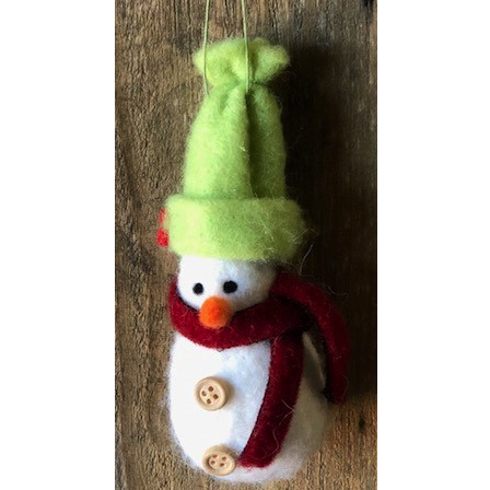 Hot! 6' Felt Snowman Ornament by Trade Cie