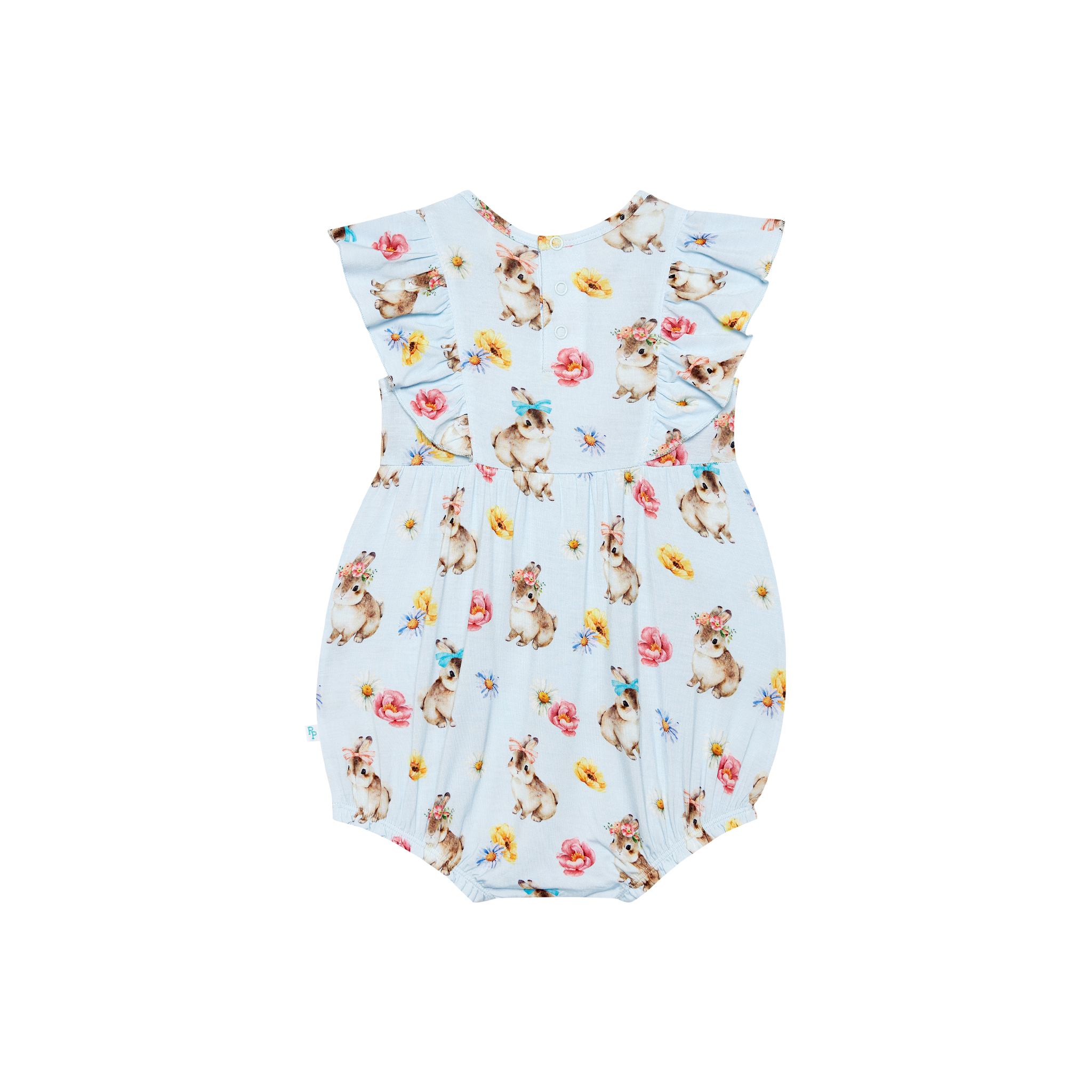 Hot Sale! Posh Peanut Tinsley Jane Flutter Sleeve Romper for Baby Bubble Style
