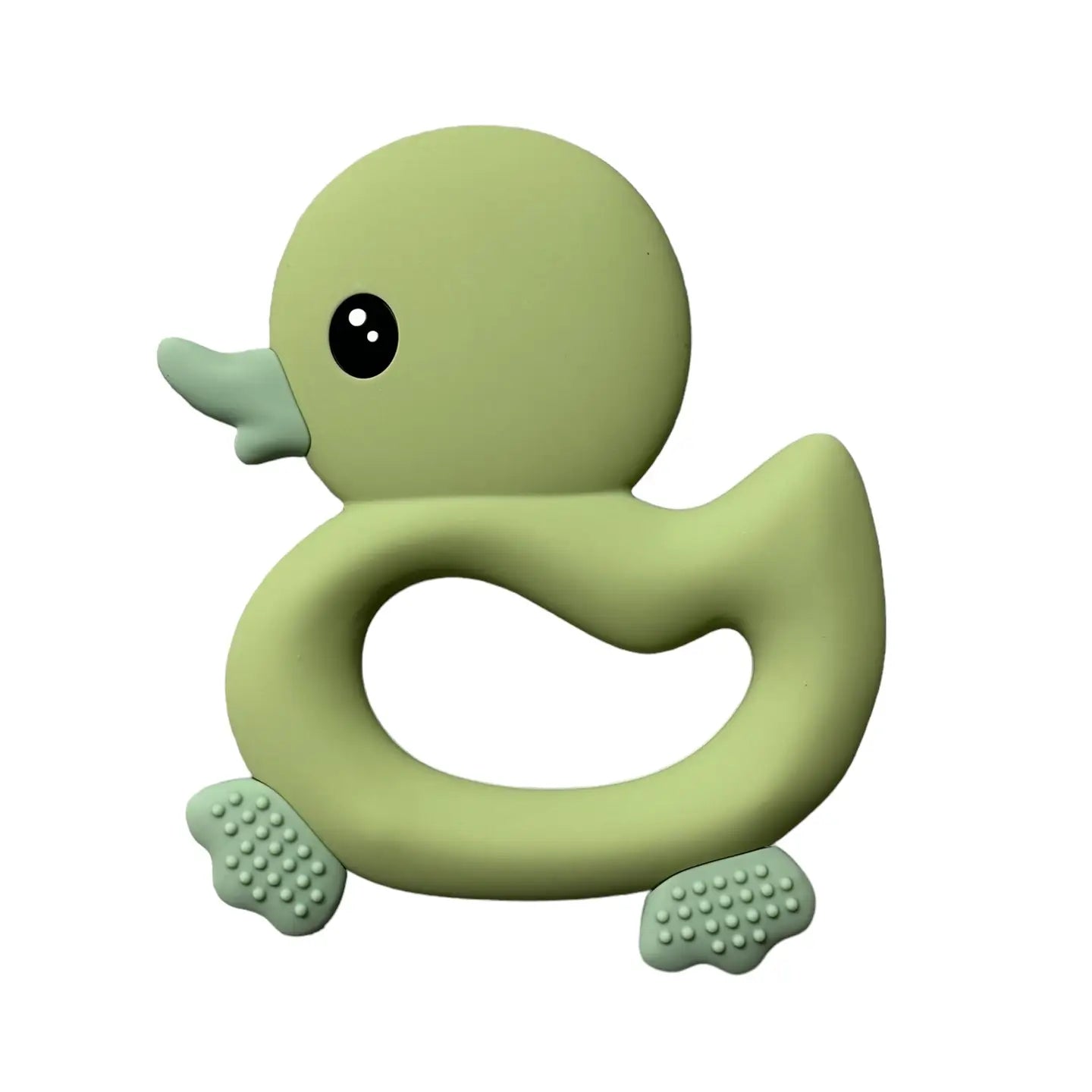 Hot! Three - Hearted Silicone Duck Teether