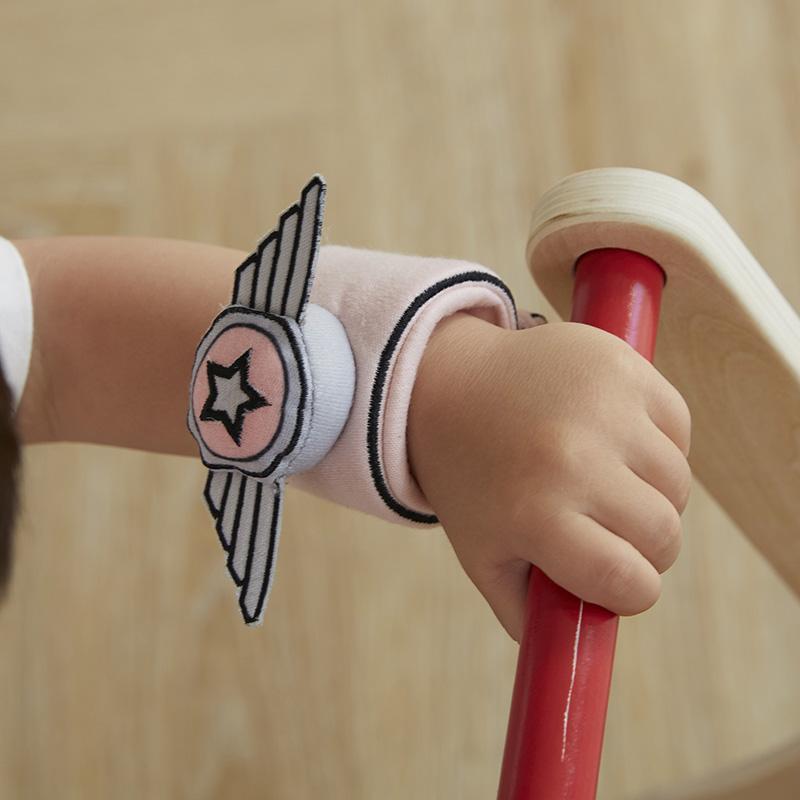 Asweets Superhero-themed Soft Wrist Rattles Set for Babies