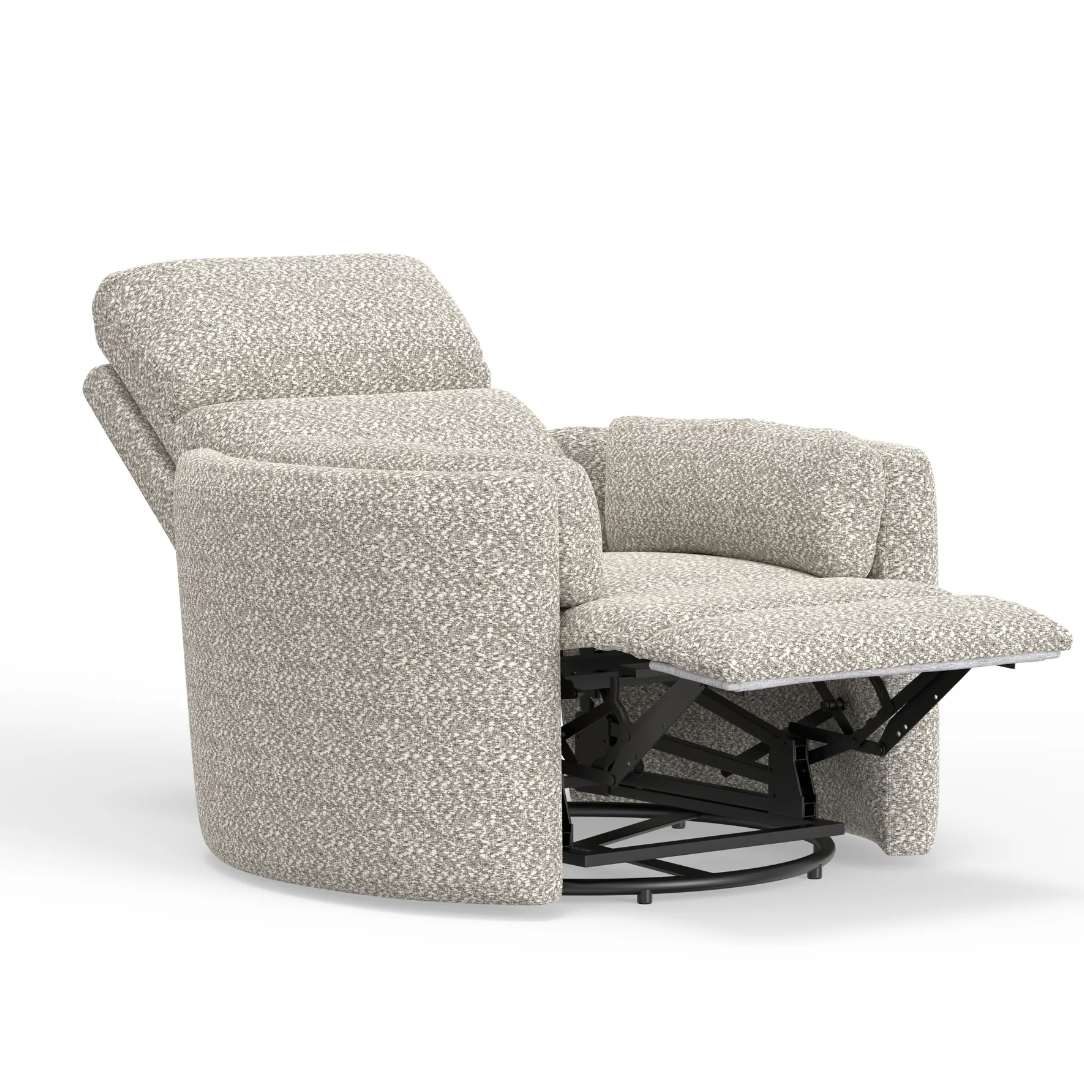 Parker House Radius Power Swivel Glider - Tatum River Rock: Comfortable and Stylish