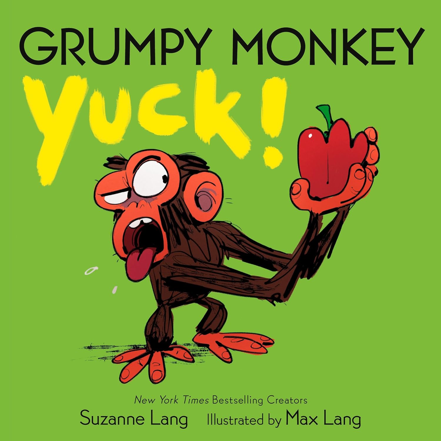 Get This Board Book! Penguin Random House's Grumpy Monkey Yuck: A Story for Picky Toddlers