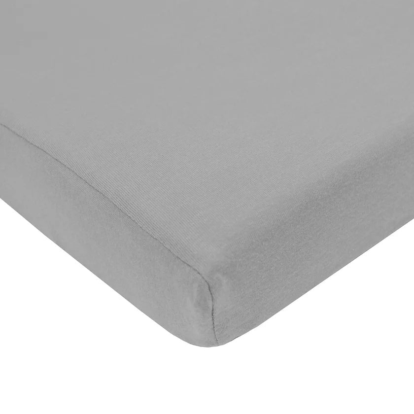American Baby Co. Gray 100% Cotton Crib Sheet - Great Value!