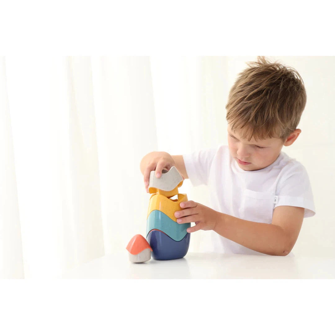 TOLO Multicolor Stacking and Nesting Eggs for 12+ Months Old