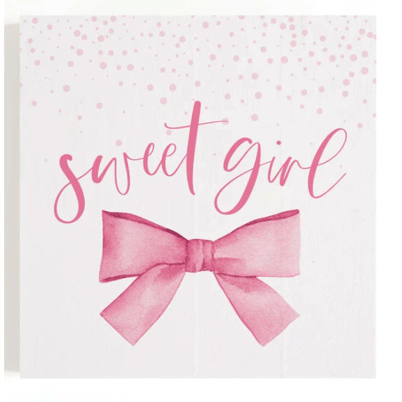 Hot Sale! P. Graham Dunn Pine Word Block - Inspiring Sweet Girl Decor