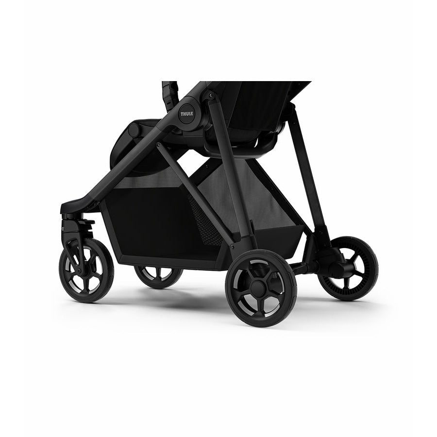 Thule Shine City Stroller - Alaska Blue on Black, Ideal for Newborns to Toddlers